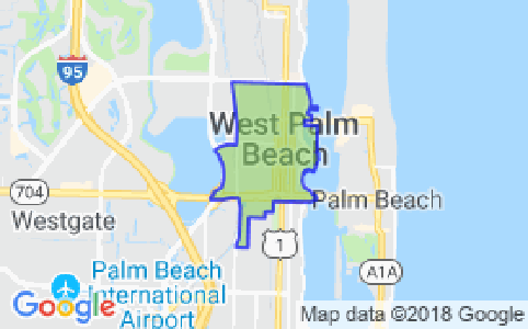 WALK SCORE FOR DOWNTOWN WPB BUILDINGS